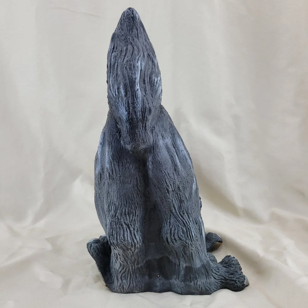 Halloween Monster Screeching Black Cat Foam Scary Spooky Decor Vtg 10 Inch